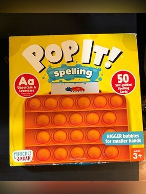 Chuckle & Roar Pop It! Spelling Game.